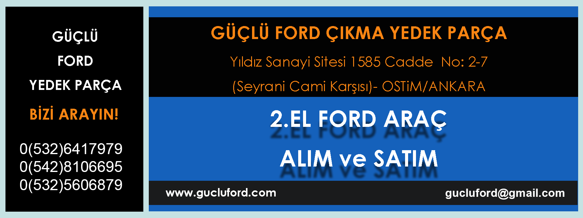 GÜÇLÜ FORD ÇIKMA YEDEK PARÇA