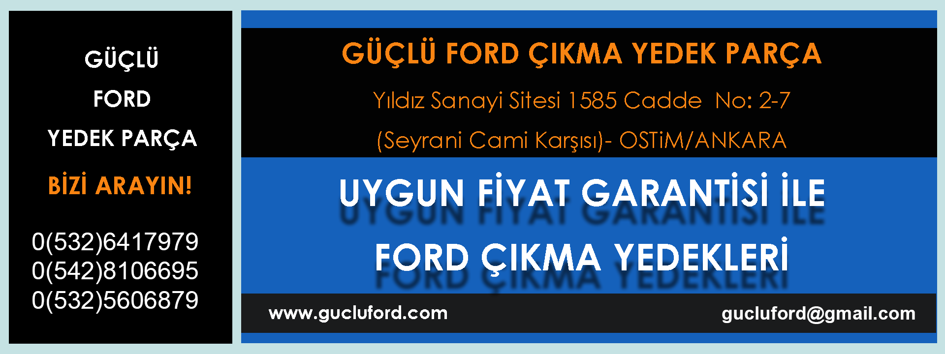 GÜÇLÜ FORD ÇIKMA YEDEK PARÇA